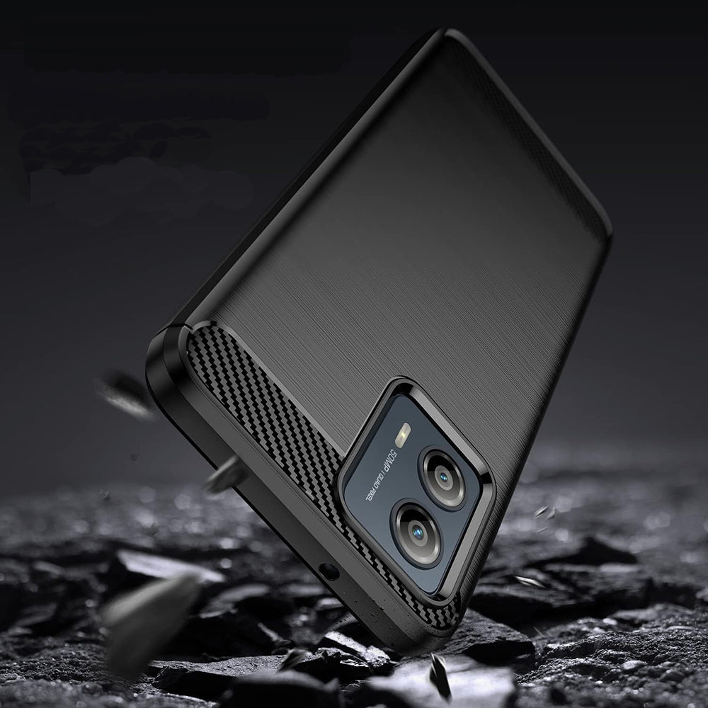 Capa para Motorola Moto G85, Techsuit, Carbono, Preta