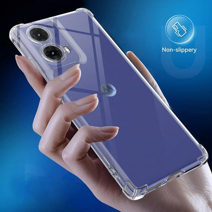 Capa para Motorola Moto G85, Techsuit, Shockproof Clear, Transparente