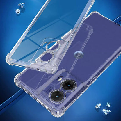 Capa para Motorola Moto G85, Techsuit, Shockproof Clear, Transparente
