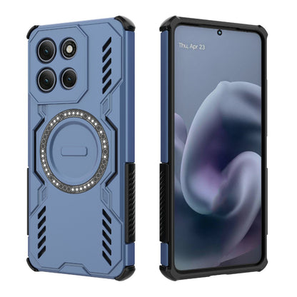 Capa MagSafe para Motorola Moto G86 Power, Techsuit, ArmorMag, Azul