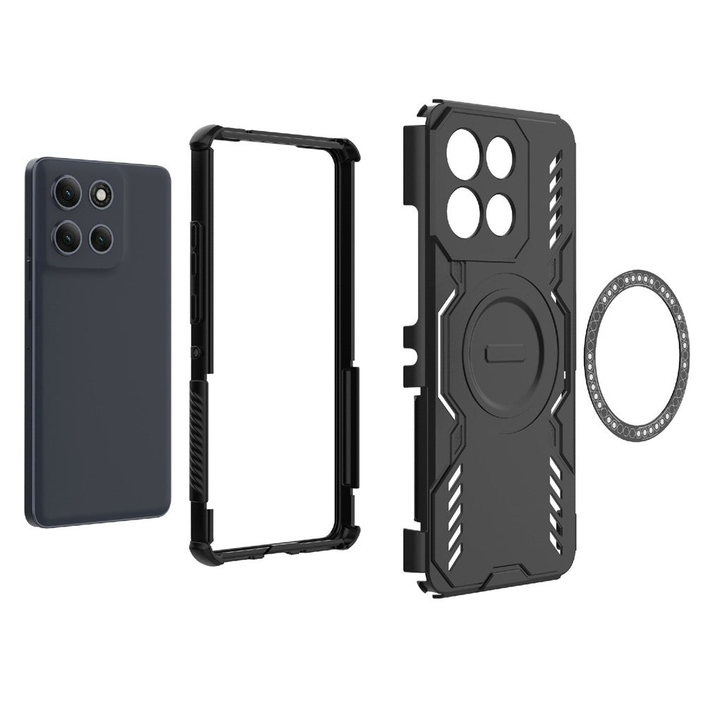 Capa MagSafe para Motorola Moto G86 Power, Techsuit, ArmorMag, Azul