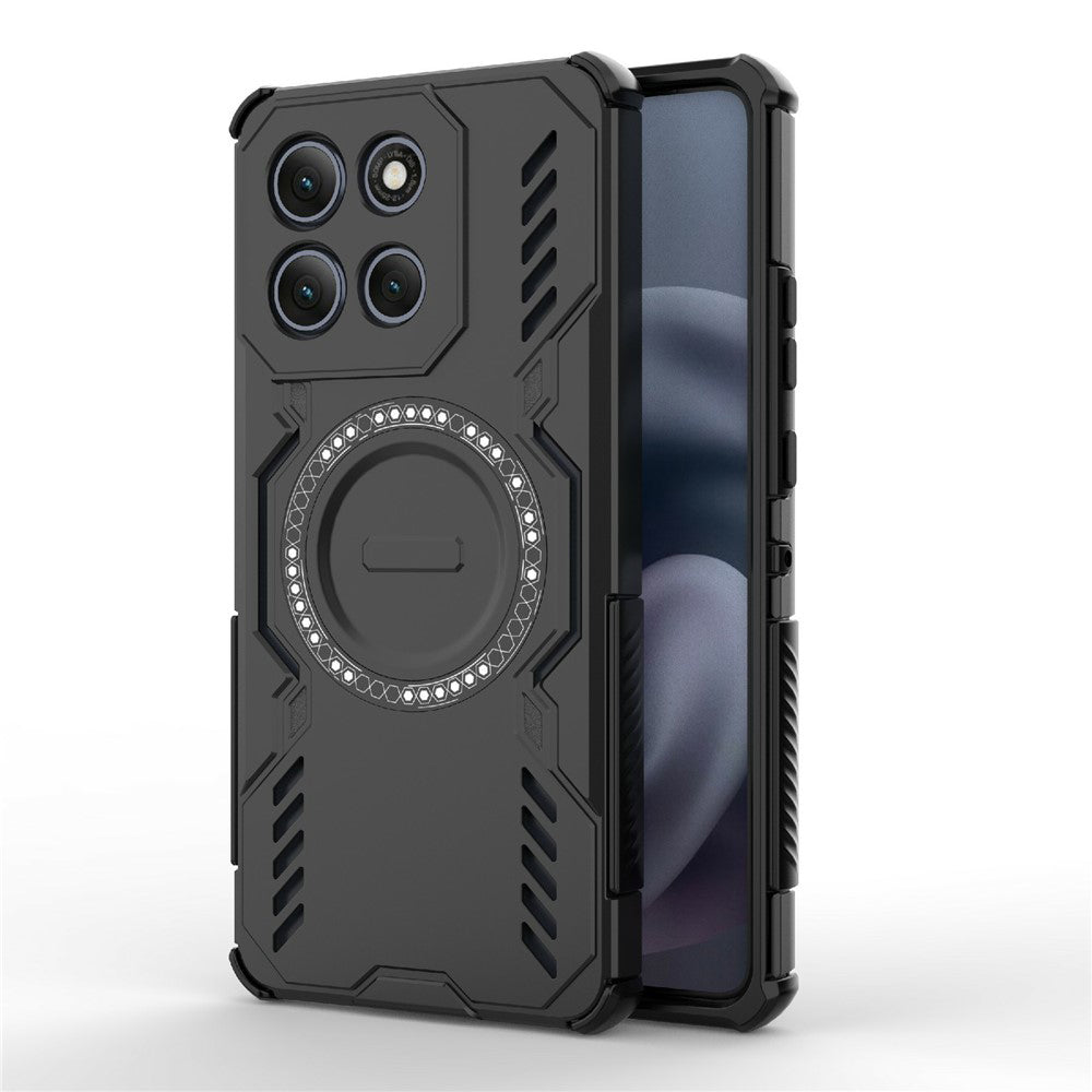 Capa MagSafe para Motorola Moto G86 Power, Techsuit, ArmorMag, Preta