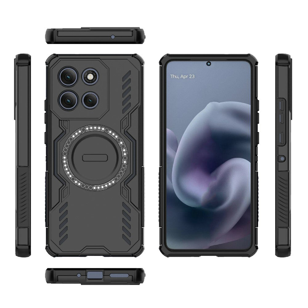 Capa MagSafe para Motorola Moto G86 Power, Techsuit, ArmorMag, Preta