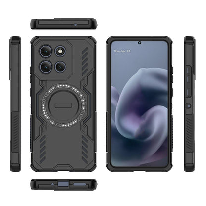Capa MagSafe para Motorola Moto G86 Power, Techsuit, ArmorMag, Preta