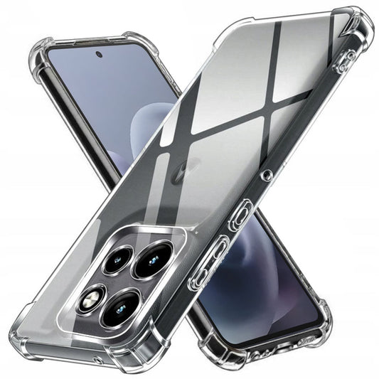 Capa para Motorola Moto G86 Power, Techsuit, Shockproof Clear, Transparente