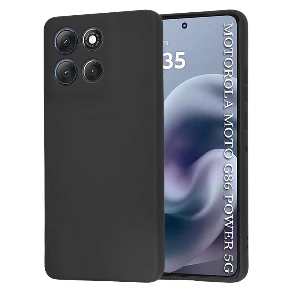 Capa para Motorola Moto G86 Power, Techsuit, SoftFlex, Preta