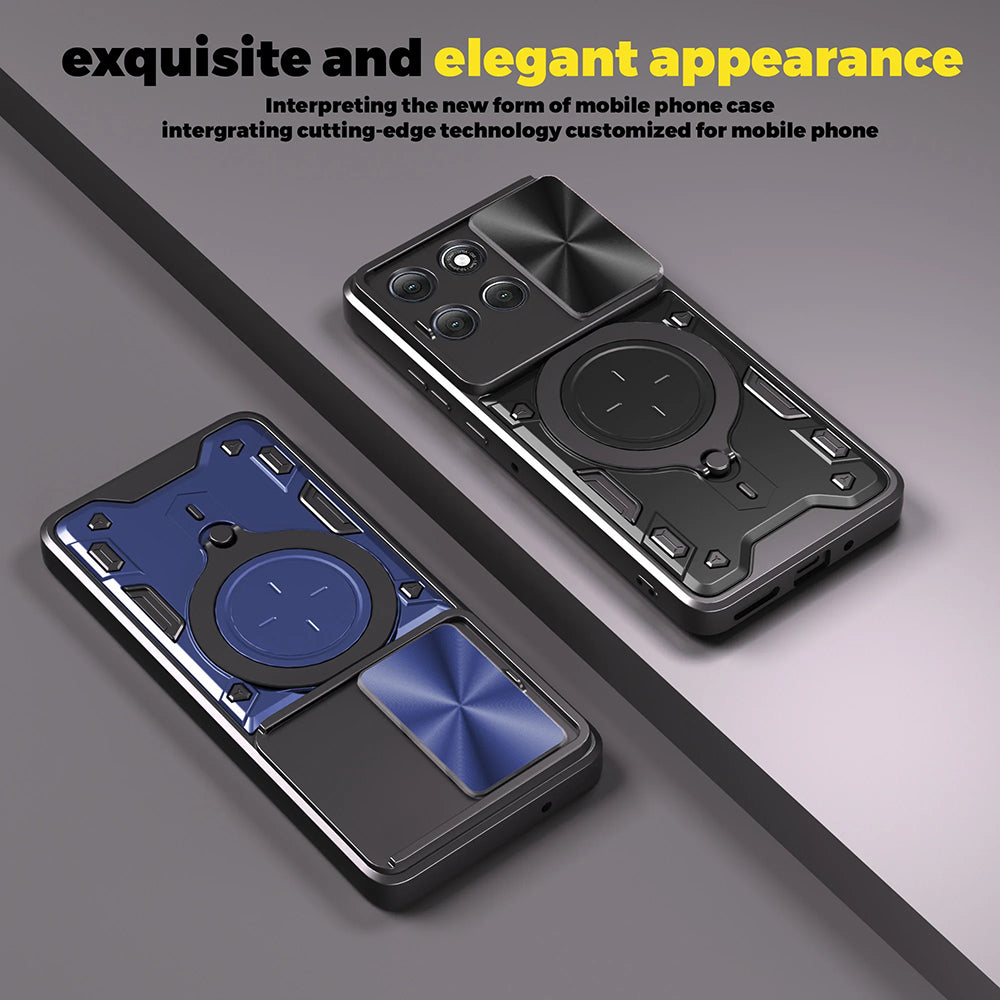 Capa para Motorola Moto G86, Techsuit, CamGuard Pro, Azul