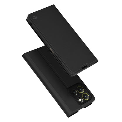 Capa para Motorola Moto G86, Techsuit, Magskin Book, Preta