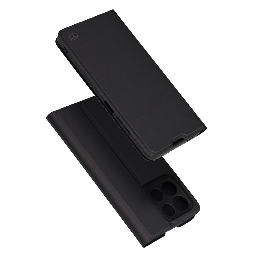 Capa para Motorola Moto G86, Techsuit, Magskin Book, Preta
