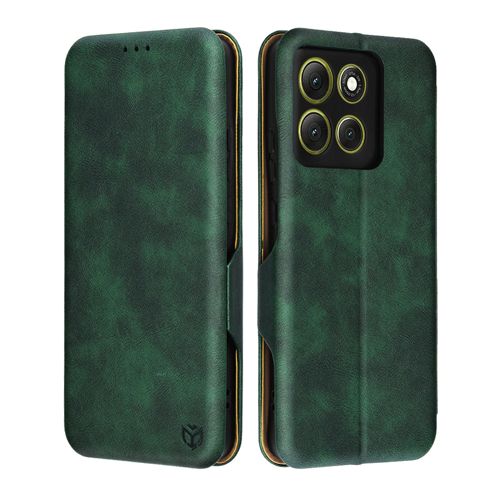 Capa para Motorola Moto G86, Techsuit, Safe Wallet Plus, Verde