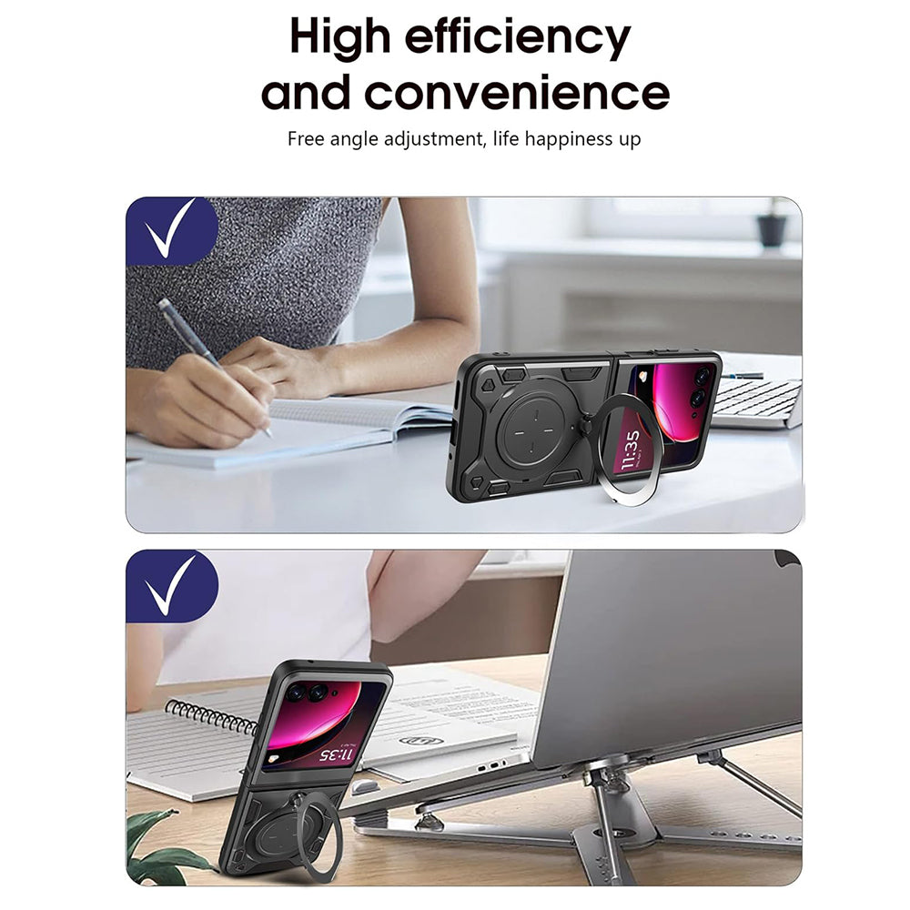 Capa para Motorola Razr 50 Ultra, Techsuit, CamGuard Pro, Preta