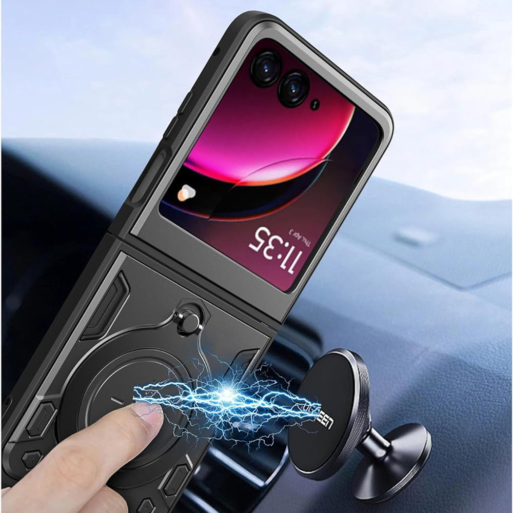 Capa para Motorola Razr 50 Ultra, Techsuit, CamGuard Pro, Preta