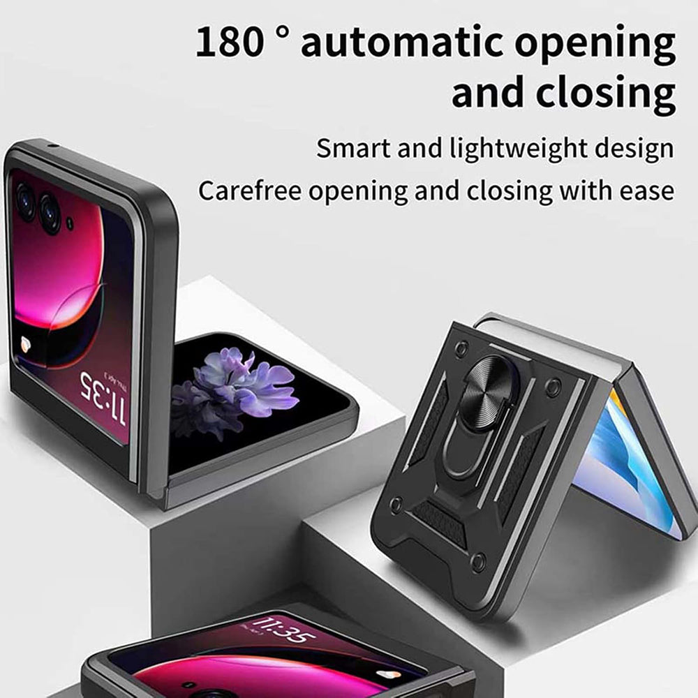 Capa para Motorola Razr 50 Ultra, Techsuit, CamShield, Azul