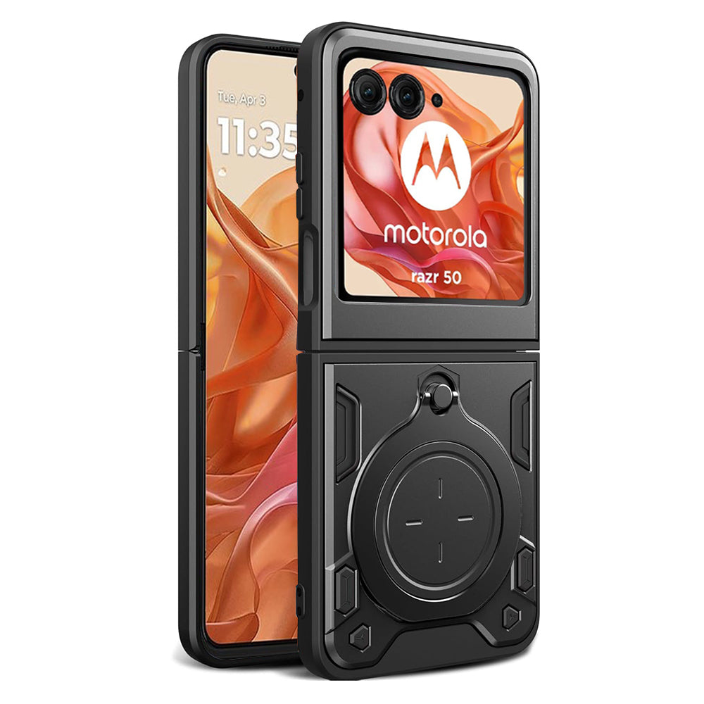 Capa para Motorola Razr 60 / Razr 50, Techsuit, CamGuard Pro, Preta