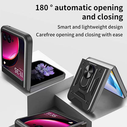 Capa para Motorola Razr 60 / Razr 50, Techsuit, CamShield, Preta