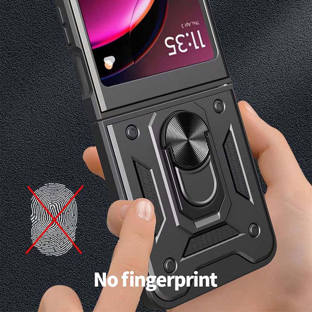 Capa para Motorola Razr 60 / Razr 50, Techsuit, CamShield, Preta