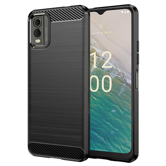Capa para Nokia C32, Techsuit, Carbono, Preta