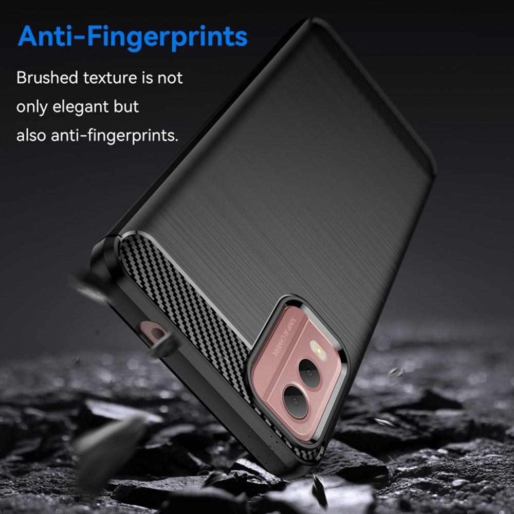 Case for Nokia C32, Techsuit, Carbon, Black