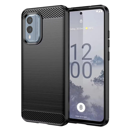 Capa para Nokia X30, Techsuit, Carbono, Preta