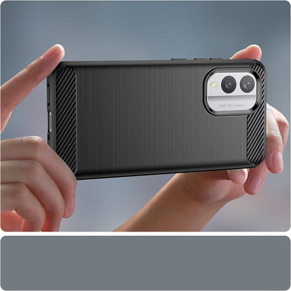 Capa para Nokia X30, Techsuit, Carbono, Preta