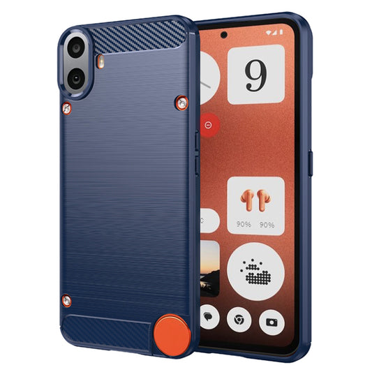 Capa para Nothing CMF Phone 1, Techsuit, Carbono, Azul