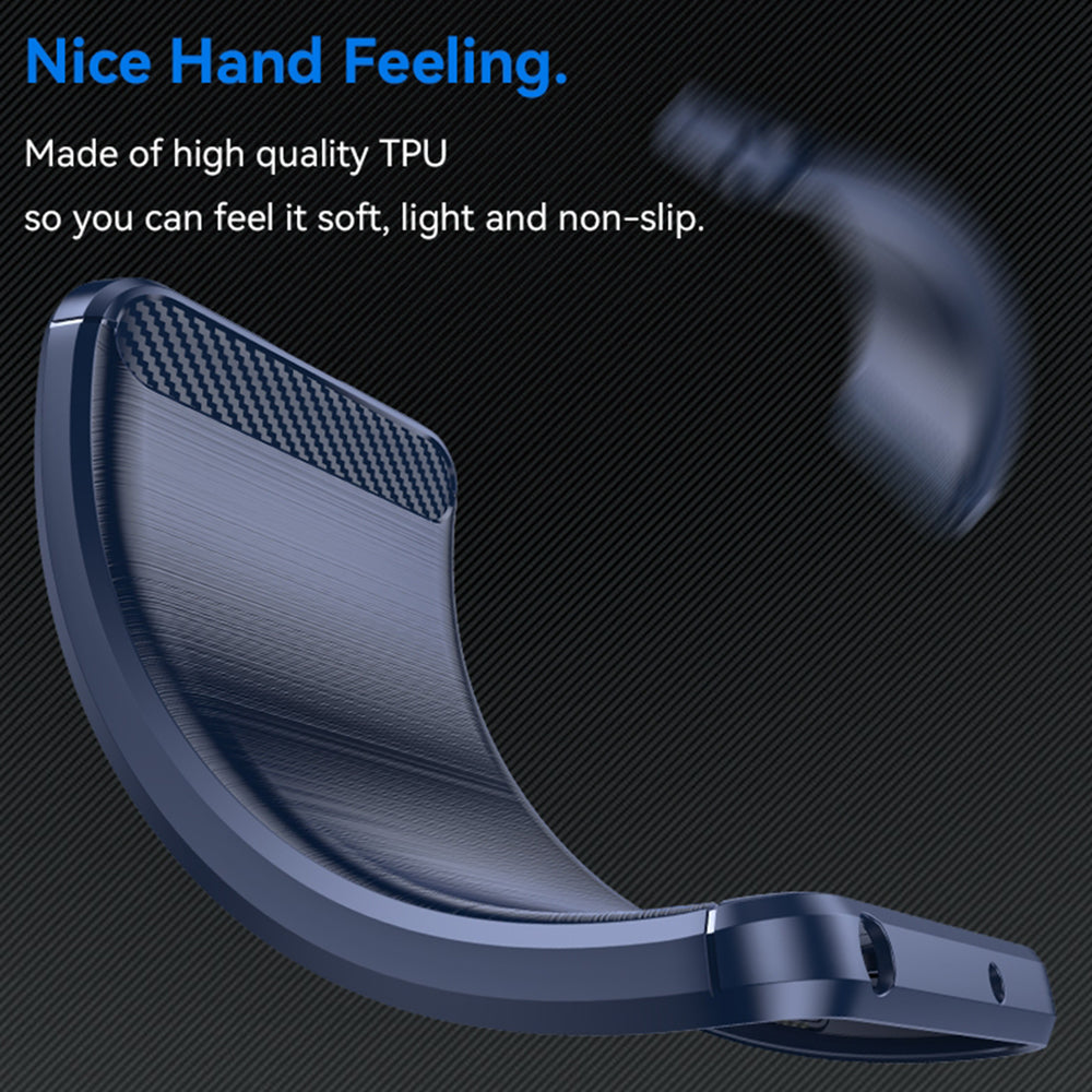 Capa para Nothing CMF Phone 1, Techsuit, Carbono, Azul