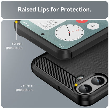 Capa para Nothing CMF Phone 1, Techsuit, Carbono, Preta
