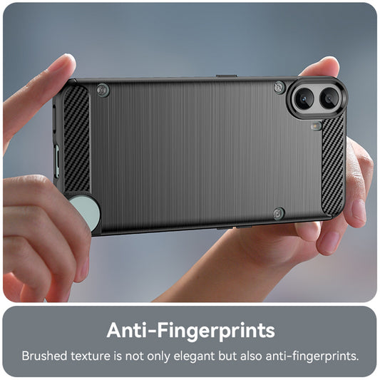 Capa para Nothing CMF Phone 1, Techsuit, Carbono, Preta
