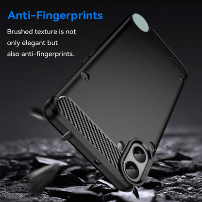 Capa para Nothing CMF Phone 1, Techsuit, Carbono, Preta
