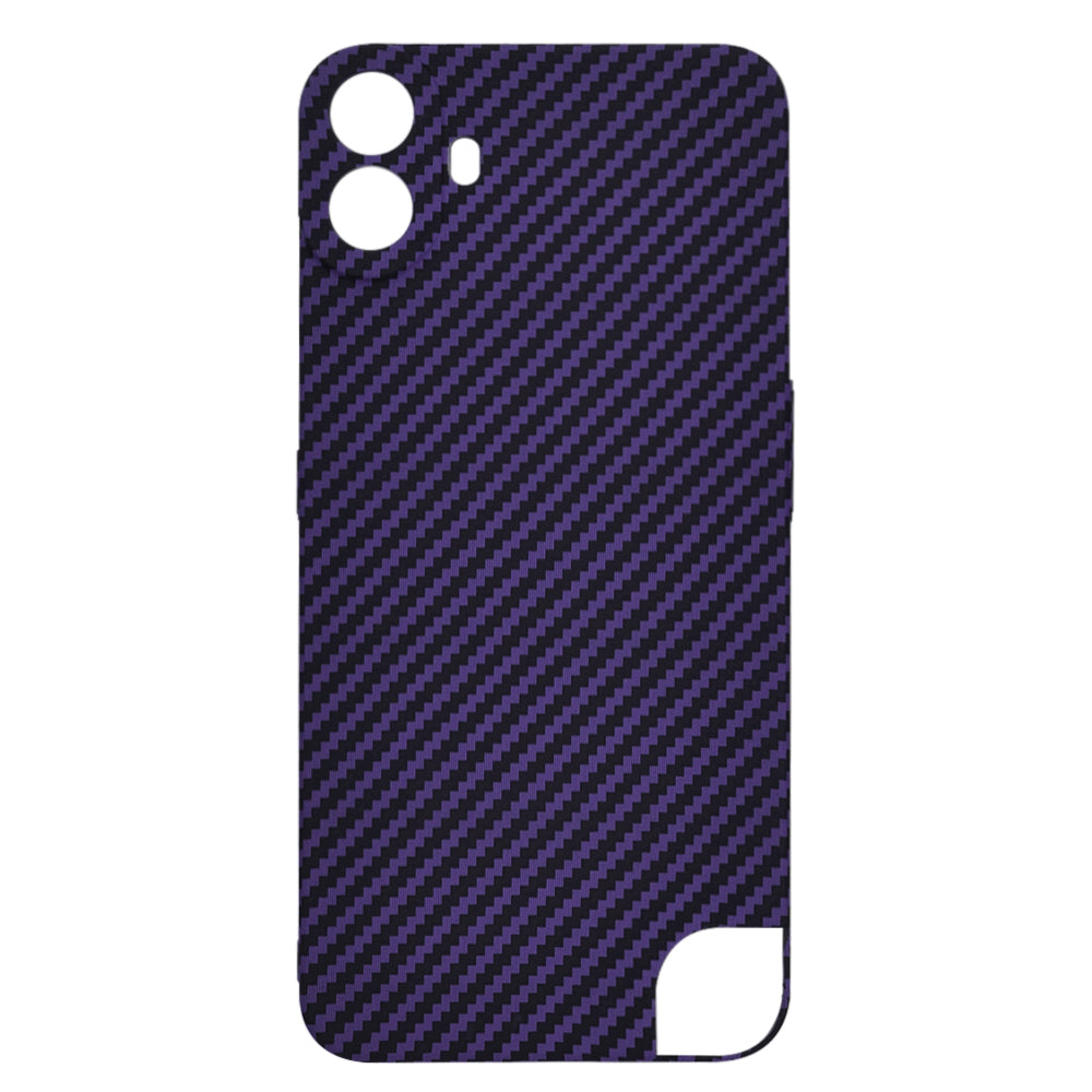 Capa para Nothing CMF Phone 1, Techsuit, Carbonite FiberShell, Roxo