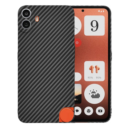 Capa para Nothing CMF Phone 1, Techsuit, Carbonite FiberShell, Preta