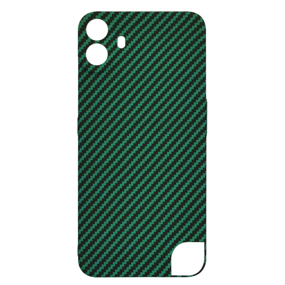 Capa para Nothing CMF Phone 1, Techsuit, Carbonite FiberShell, Verde