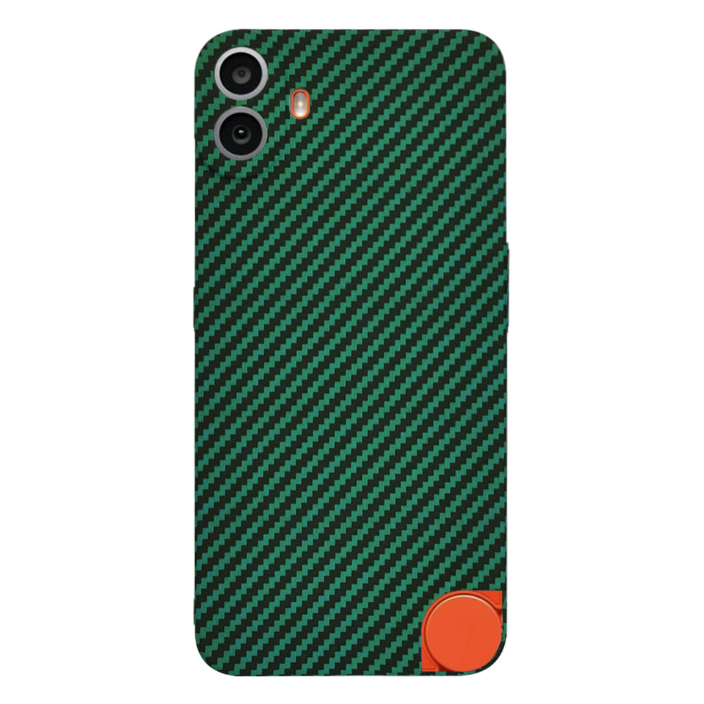 Capa para Nothing CMF Phone 1, Techsuit, Carbonite FiberShell, Verde