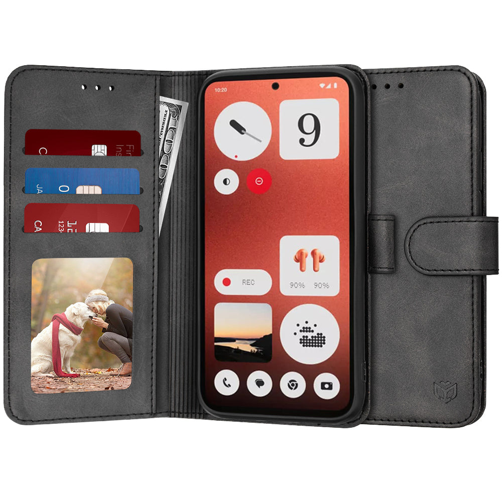 Capa para Nothing CMF Phone 1, Techsuit, Diary Book, Preta