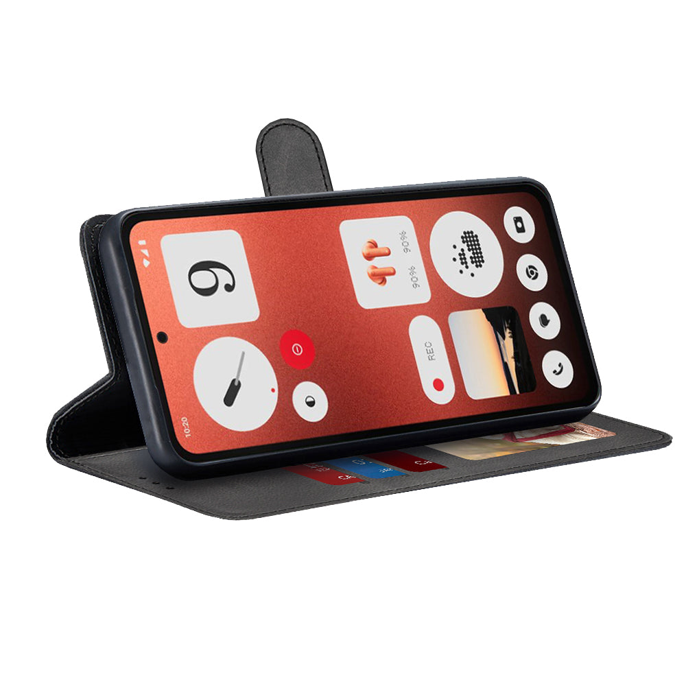 Capa para Nothing CMF Phone 1, Techsuit, Diary Book, Preta