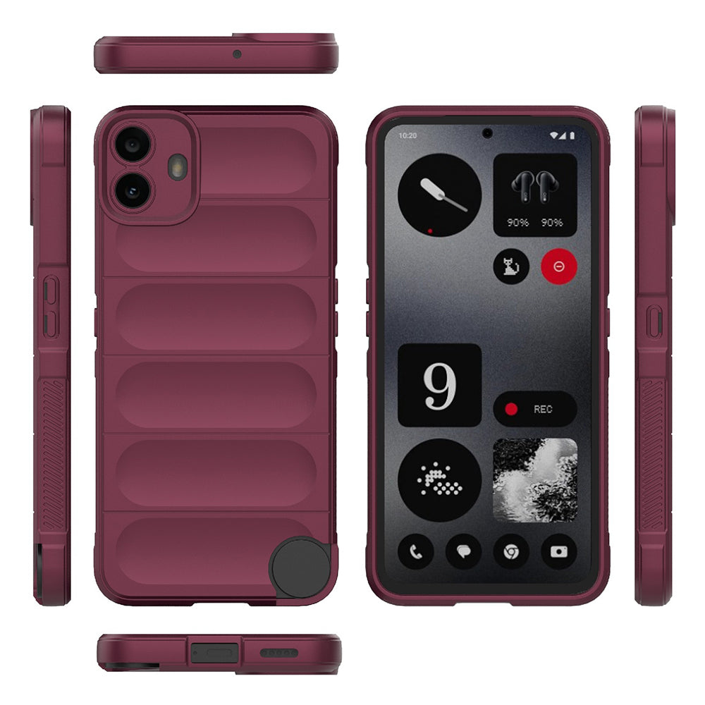 Capa para Nothing CMF Phone 1, Techsuit, Magic Shield, Vinho