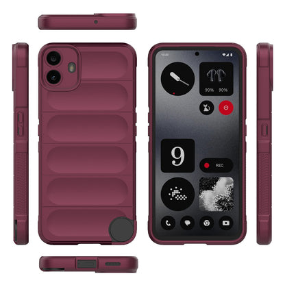 Capa para Nothing CMF Phone 1, Techsuit, Magic Shield, Vinho