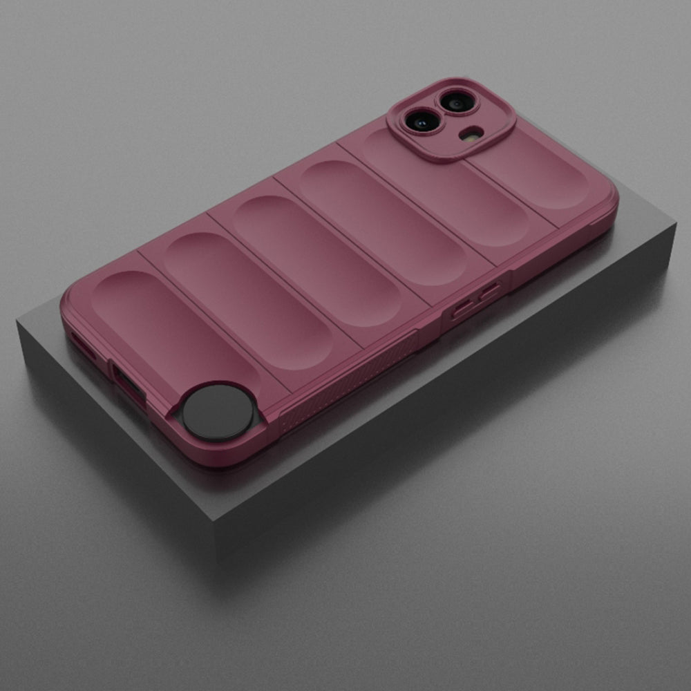 Capa para Nothing CMF Phone 1, Techsuit, Magic Shield, Vinho