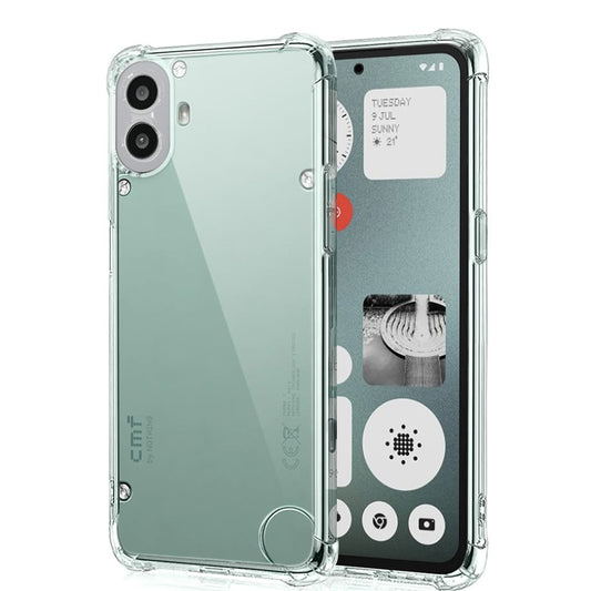 Capa para Nothing CMF Phone 1, Techsuit, Transparente à Prova de Choques, Transparente