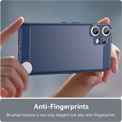 Capa para Nothing CMF Phone 2 Pro, Techsuit, Carbono, Azul