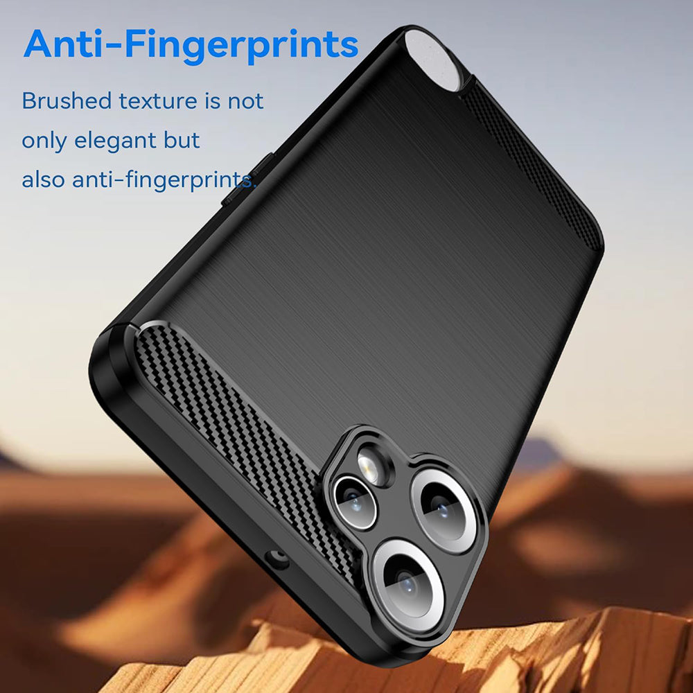 Capa para Nothing CMF Phone 2 Pro, Techsuit, Carbono, Preta