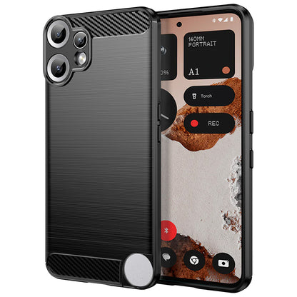 Capa para Nothing CMF Phone 2 Pro, Techsuit, Carbono, Preta