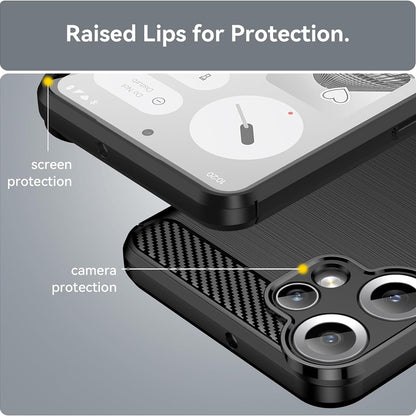 Capa para Nothing CMF Phone 2 Pro, Techsuit, Carbono, Preta