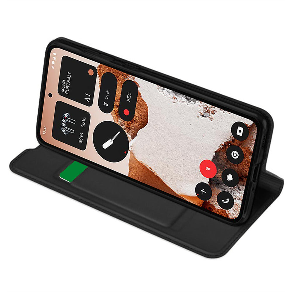 Capa para Nothing CMF Phone 2 Pro, Techsuit, Magskin Book, Preta