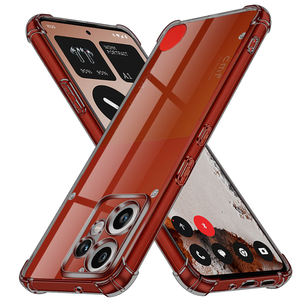 Capa para Nothing CMF Phone 2 Pro, Techsuit, Transparente Antichoque, Fumada