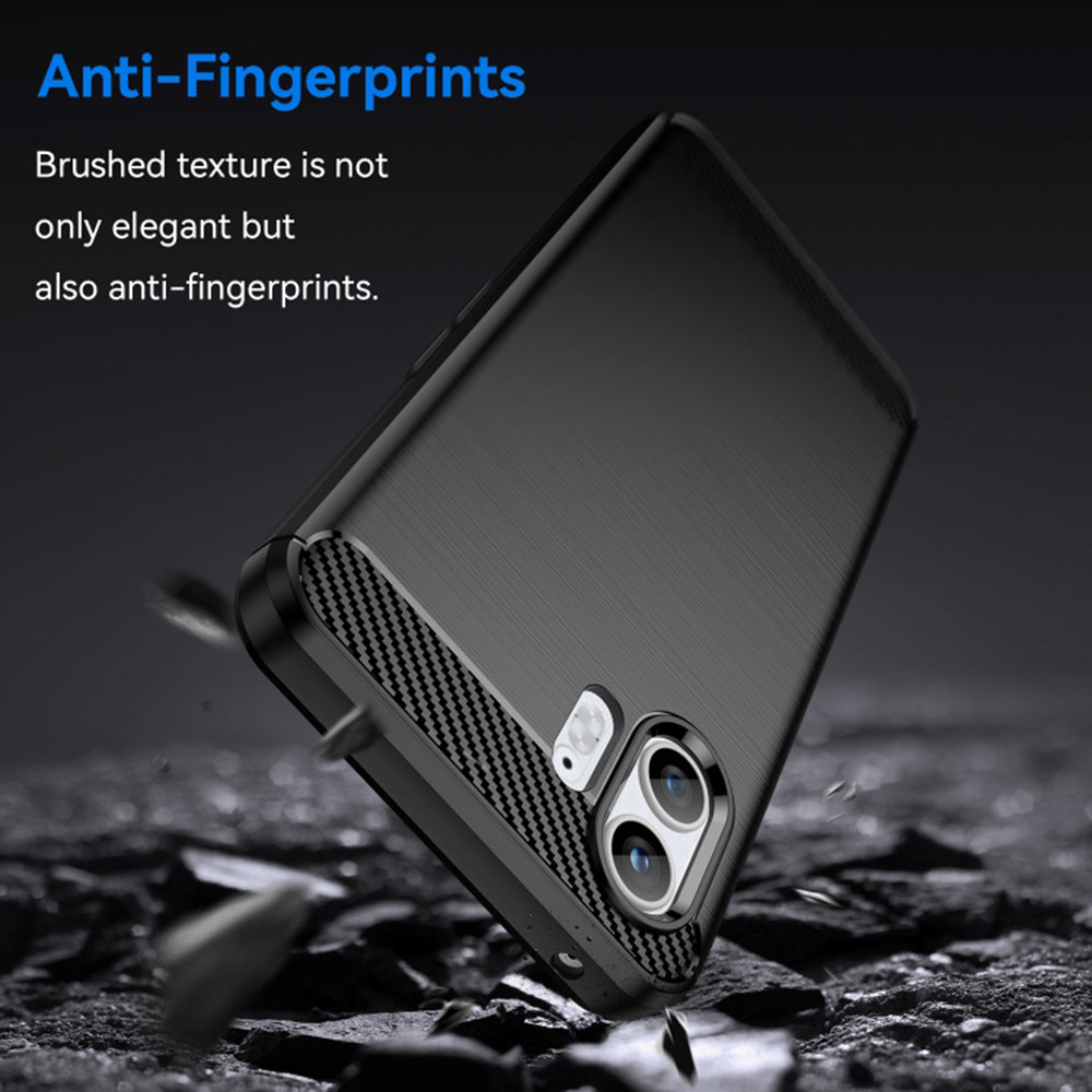 Capa para Nothing Phone (2), Techsuit, Carbono, Preta