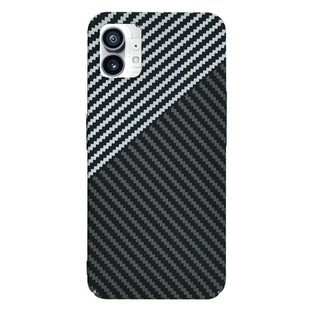 Capa para Nothing Phone (1), Techsuit, Carbonite FiberShell, Preto Cinzento