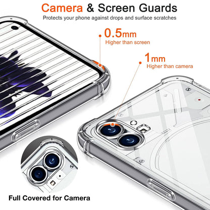 Capa para Nothing Phone (1), Techsuit, Shockproof Clear, Transparente