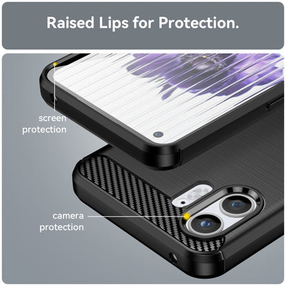 Capa para Nothing Phone (2), Techsuit, Carbono, Preta