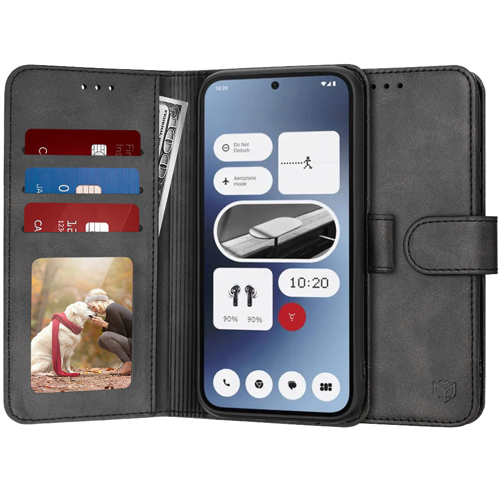 Capa para Nothing Phone (2a) Plus / Phone (2a), Techsuit, Diary Book, Preta